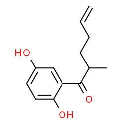 5-Hexen-1-one, 1-(2,5-dihydroxyphenyl)-2-methyl- (9CI)结构式