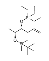 (2S,3R)-2-(tert-butyldimethylsilyloxy)-3-(triethylsilyloxy)hex-5-en Structure