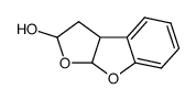 2,3,3a,8a-tetrahydrofuro[2,3-b]benzofuran-2-ol结构式