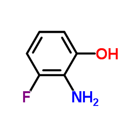 2-氨基-3-氟苯酚结构式