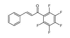 trans-styryl(2',3',4',5',6'-pentafluorophenyl)ketone结构式