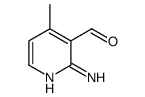 2-Amino-4-Methyl-3-pyridinecarboxaldehyde structure