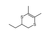 2-ethyl-5,6-dimethyl-2,3-dihydro-1,4-dithiine Structure