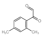 2-(2,4-dimethylphenyl)-2-oxo-acetaldehyde structure