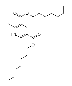 diheptyl 2,6-dimethyl-1,4-dihydropyridine-3,5-dicarboxylate Structure