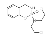 2H-1,3,2-Benzoxazaphosphorin-2-amine,N,N-bis(2-chloroethyl)-3,4-dihydro-, 2-oxide structure