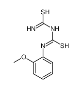 1-carbamothioyl-3-(2-methoxyphenyl)thiourea结构式