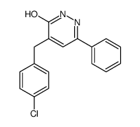 5-[(4-chlorophenyl)methyl]-3-phenyl-1H-pyridazin-6-one Structure