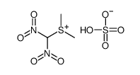 dinitromethyl(dimethyl)sulfanium,hydrogen sulfate Structure