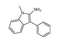 1-methyl-3-phenylindol-2-amine结构式