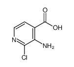 3-Amino-2-chloropyridine-4-carboxylic acid Structure