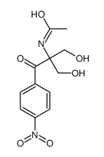N-[3-hydroxy-2-(hydroxymethyl)-1-(4-nitrophenyl)-1-oxopropan-2-yl]acetamide Structure