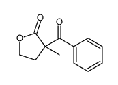 3-benzoyl-3-methyloxolan-2-one Structure
