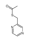 S-(pyrazin-2-ylmethyl) ethanethioate Structure
