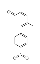 2,4-dimethyl-5-(4-nitrophenyl)penta-2,4-dienal结构式