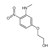 2-[3-(methylamino)-4-nitrophenoxy]ethanol Structure
