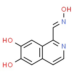1-Isoquinolinecarboxaldehyde, 6,7-dihydroxy-, oxime (9CI)结构式
