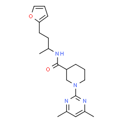 3-Piperidinecarboxamide,1-(4,6-dimethyl-2-pyrimidinyl)-N-[3-(2-furanyl)-1-methylpropyl]-(9CI) picture