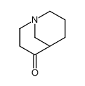 1-azabicyclo[3.3.1]nonan-4-one结构式