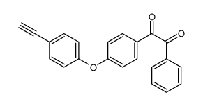 1-[4-(4-ethynylphenoxy)phenyl]-2-phenylethane-1,2-dione结构式