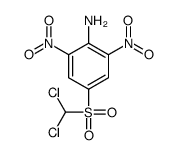 4-(dichloromethylsulfonyl)-2,6-dinitroaniline结构式