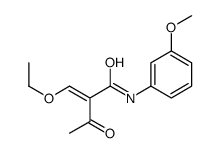 2-(ethoxymethylidene)-N-(3-methoxyphenyl)-3-oxobutanamide Structure