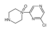 2-chloro-6-(1-oxidopiperazin-1-ium-1-yl)pyrazine结构式