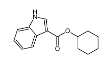 cyclohexyl 1H-indole-3-carboxylate Structure