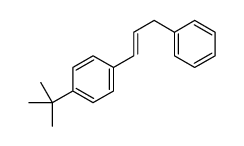 1-tert-butyl-4-(3-phenylprop-1-enyl)benzene结构式