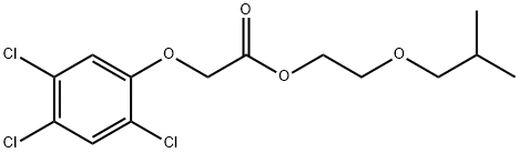 (2,4,5-Trichlorophenoxy)acetic acid 2-(2-methylpropoxy)ethyl ester结构式