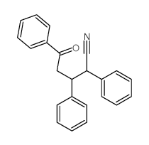 Benzenepentanenitrile, d-oxo-a,b-diphenyl-结构式