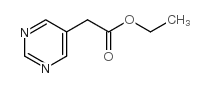 Ethyl 2-(pyrimidin-5-yl)acetate structure
