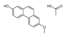 acetic acid,7-methoxyphenanthren-2-ol结构式