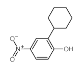 2-cyclohexyl-4-nitrophenol structure