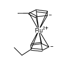 1-methyl-1'-ethylruthenocene结构式