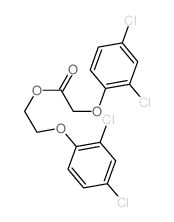 2-(2,4-dichlorophenoxy)ethyl 2-(2,4-dichlorophenoxy)acetate结构式