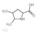 4,5-dimethylpyrrolidine-2-carboxylic acid Structure