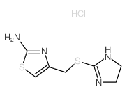 2-Thiazolamine,4-[[(4,5-dihydro-1H-imidazol-2-yl)thio]methyl]-, hydrochloride (1:1) picture