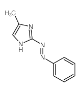 1H-Imidazole,5-methyl-2-(2-phenyldiazenyl)-结构式