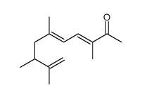 3,6,8,9-tetramethyldeca-3,5,9-trien-2-one结构式