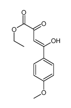 ethyl 4-hydroxy-4-(4-methoxyphenyl)-2-oxobut-3-enoate Structure