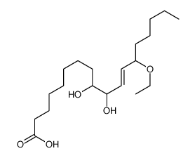 13-ethoxy-9,10-dihydroxyoctadec-11-enoic acid结构式