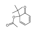 1-tert-Butyl-6-oxo-2,4-cyclohexadienyl acetate Structure