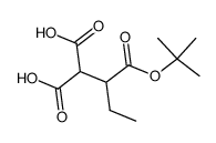 2-(1-(tert-butoxy)-1-oxobutan-2-yl)malonic acid结构式