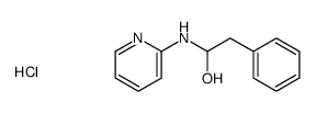 2-phenyl-1-(pyridin-2-ylamino)ethanol,hydrochloride Structure