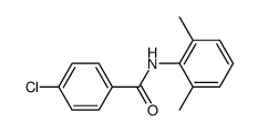 4-chloro-N-(2.6-dimethylphenyl)-benzamide结构式