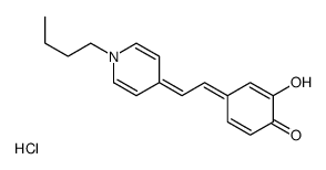 4-[2-(1-butylpyridin-1-ium-4-yl)ethenyl]benzene-1,2-diol,chloride结构式