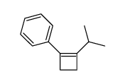 Benzene, [2-(1-methylethyl)-1-cyclobuten-1-yl]- (9CI) Structure