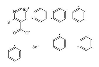 triphenylstannyl 2-triphenylstannylsulfanylpyridine-3-carboxylate结构式