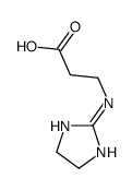 N-(4,5-dihydro-1H-imidazol-2-yl)-β-Alanine结构式